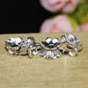 Capuchon de perle de Lotus en argent tibétain, réception en alliage Double face, décoration bouddhiste, charme, fabrication de bijoux, entretoise, 50 pièces/lot ► Photo 3/3