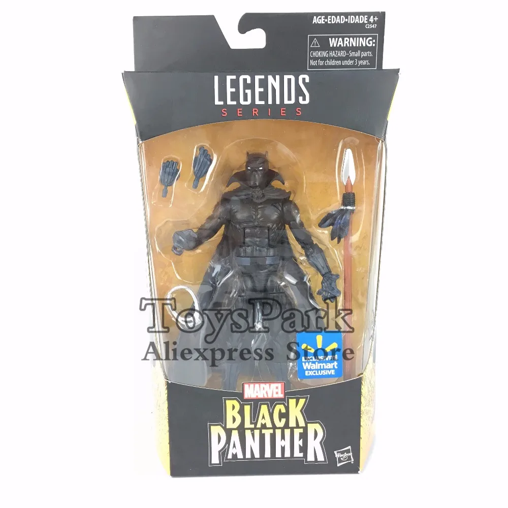 ToysPark Marvel Legends Series 6" Black Panther Action Figure 2017