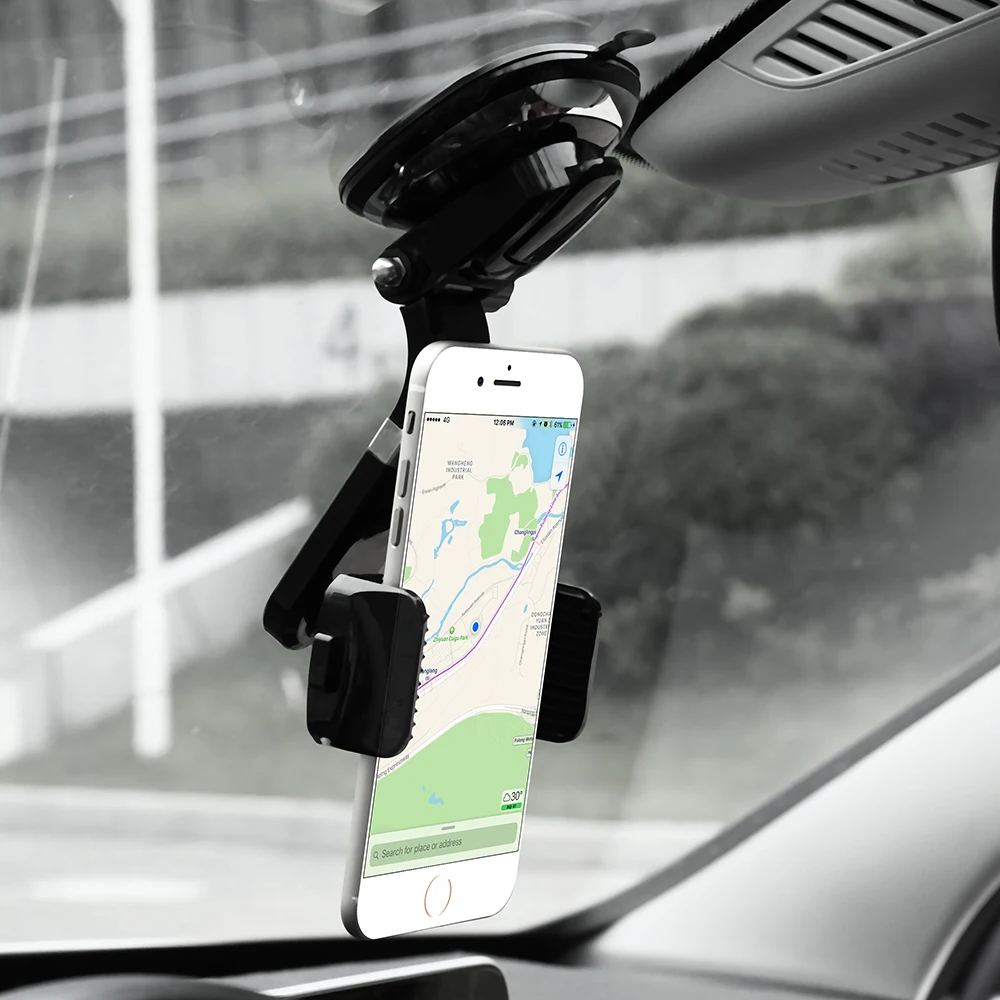 KISSCASE Universal Car Phone Holder Adjustable Mobile Phone Dashboard Holder For iPhone 8 X Samsung GPS Windshield Stand Holder