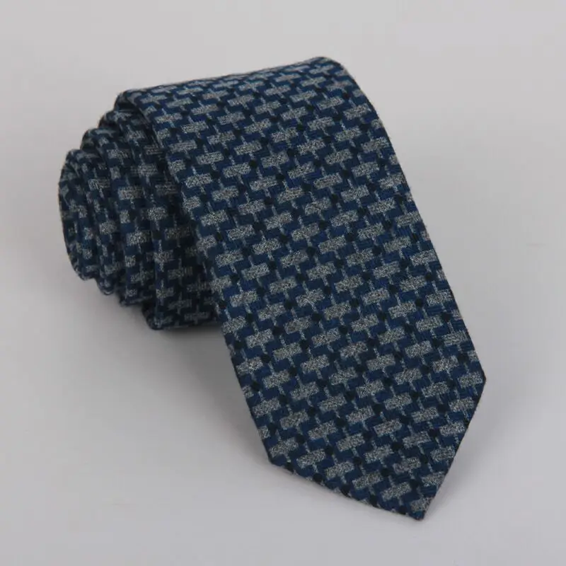wool tie skinny 6 cm floral necktie high fashion plaid ties for men slim cravat neckties mens 2016 gravatas dos homens