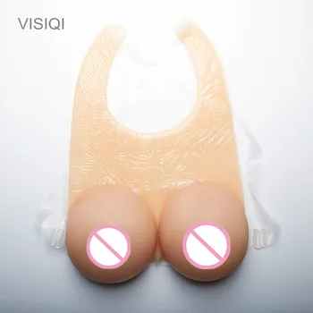 

600g/pair A B Cup with strap False breast Artificial Breasts Silicone Breast Forms Fake boobs realistic silicone breast forms