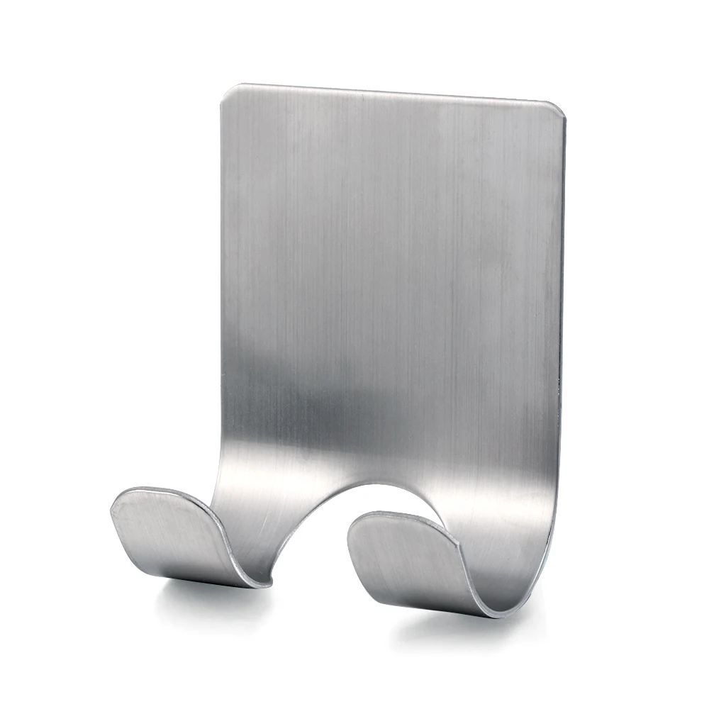 

Stainless Steel plastic Plug Holder Adhesive Hook Plugs Storage Wall Door Razor Hanger Sticking Wall Hanger Shower Storage