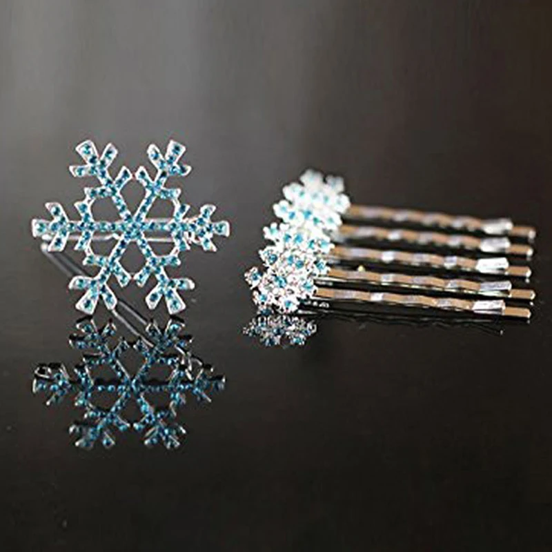 Ebingoo 6 Snowflake Hairpins+Hair Cap+ Platinum Blonde Braids Elsa Princess Synthetic Cosplay Wigs for Adults Halloween Costume