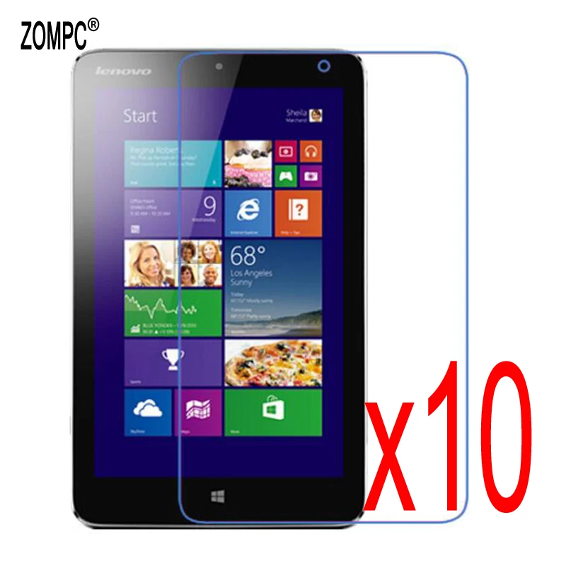 10x Clear Films + Clean Cloth LCD Screen Protector Protective Film Guards For Lenovo Miix 3-830-ZTH 3-830Z3735F328WB | Компьютеры и