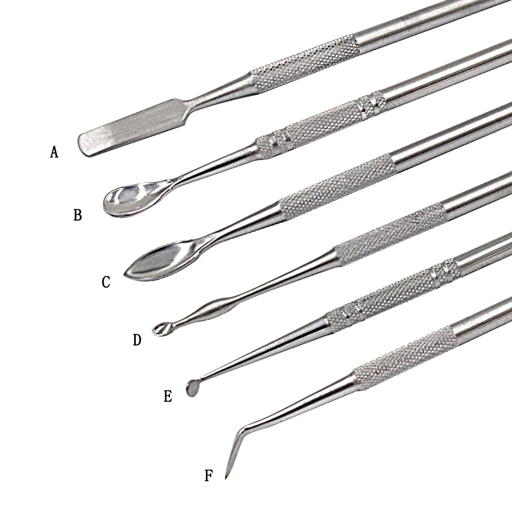 12 buc Kit cuțit de ceară dentară Instrument sculptură lut - Seturi de instrumente - Fotografie 2