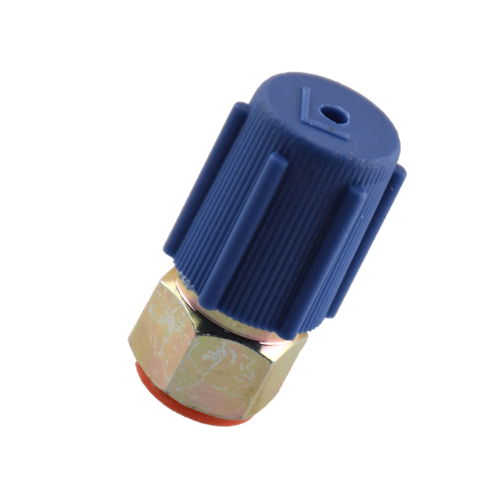 7/16 Low Pressure A/C Charging Port Adapter Retrofit R12 to Accept R134a Quick Disconnect
