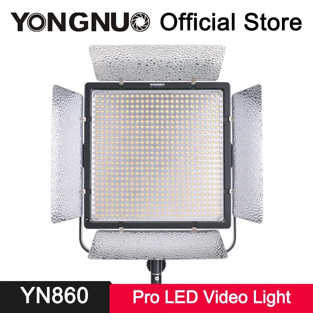 

YongNuo YN860 LED Light 8mm Big Lamp Beads CRI 95+ Bi-Color 3200K-5500K APP Remote Control Photo Studio Video Fill Lighting
