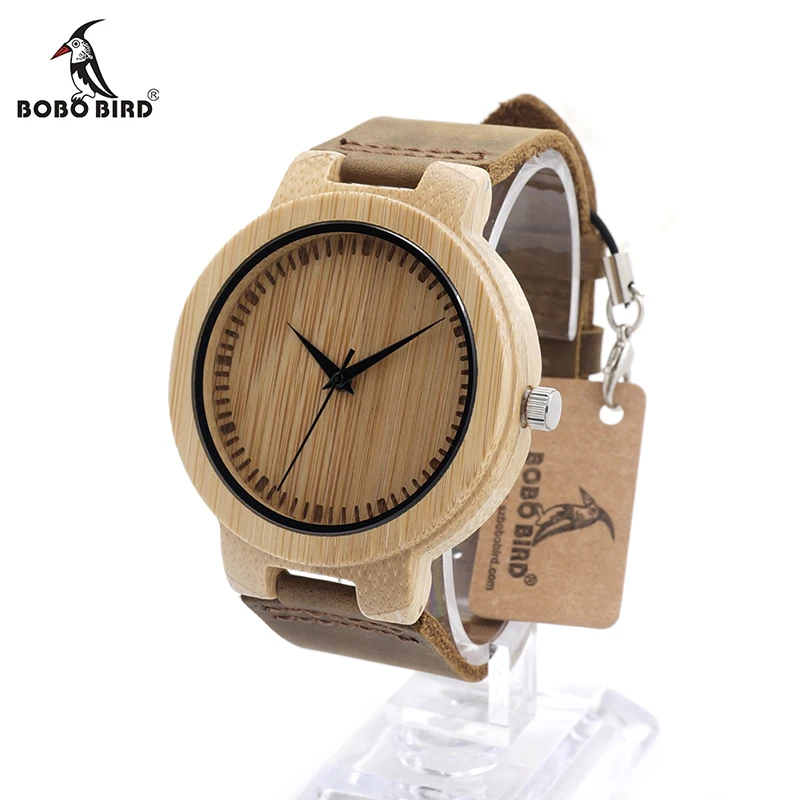 Prix pour BOBO BIRD D13 Hommes de Conception Marque De Luxe En Bois Bambou Montres Avec réel En Cuir Japon Mouvement À Quartz Montre pour Hommes en Boîte-Cadeau Prix pour BOBO BIRD D13 Hommes de Conception Marque De Luxe En Bois Bambou Montres Avec réel En Cuir Japon Mouvement À Quartz Montre pour Hommes en Boîte-Cadeau