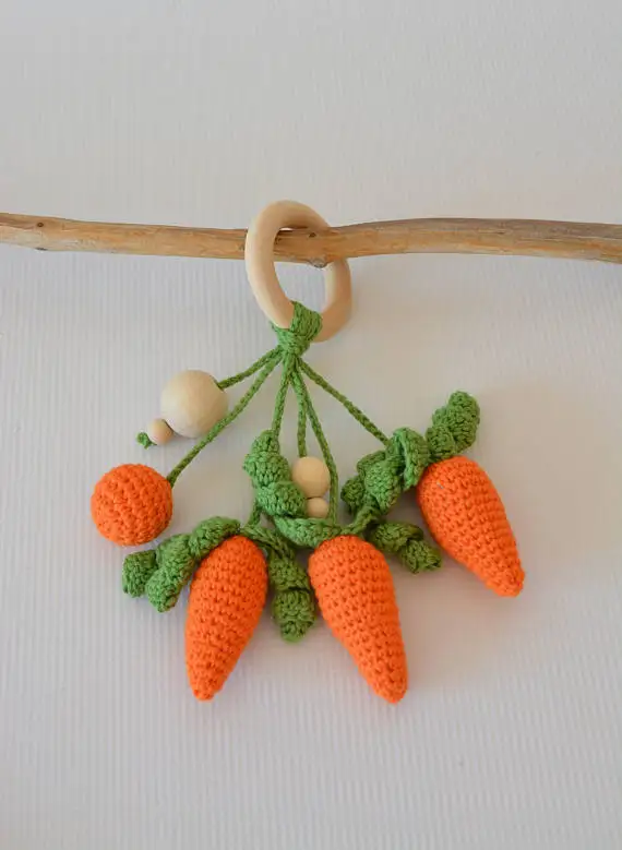 carrot teething toy