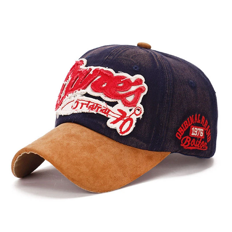 2019 весна унисекс хлопок бейсболки с вышивкой буквы Мальчики Snapback папа шляпы
