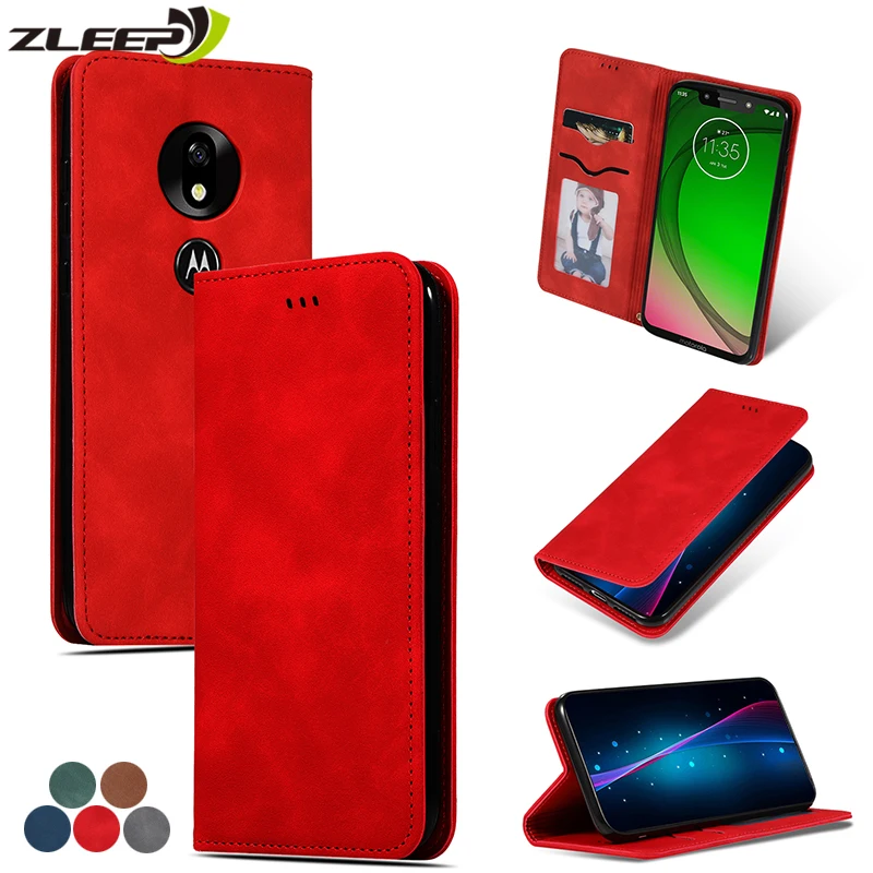 

Wallet Leather G7plus G7play Flip Case For Motorola Moto G7 Plus Play Power EU US Magnetic Card Holder Stand Book Cover Coque