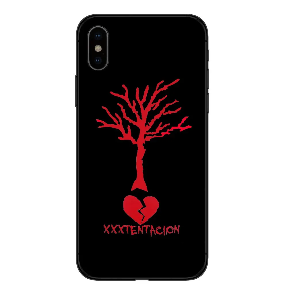 Xxxtentacion Lil Peep cry Baby rose bad vibes forever TPU чехлы для телефонов для iPhone X 5 5S SE 6 6s Plus 7 8 Plus XS XR XS MAX - Цвет: TPU