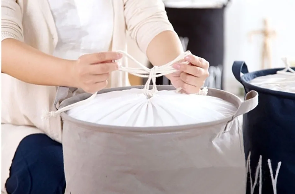 MICCK домашняя складная корзина для белья для хранения детских игрушек, сумка для белья для грязной одежды, органайзер, большое ведро для белья