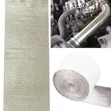 Автомобильная утолщенная теплоизоляционная теплозащитная отражающая Алюминиевая фольга лента 5 м* 5 см 6 шт. крышка трубы двигателя Авто температура Изолированная