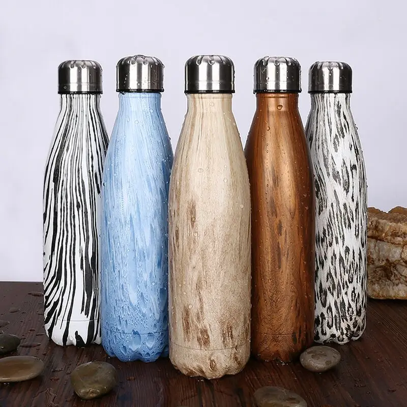 

500ml Personality Bullet Stainless Steel Thermoses Cup Super Insulation Cooling Effect Travel Sports Vacuum Flask