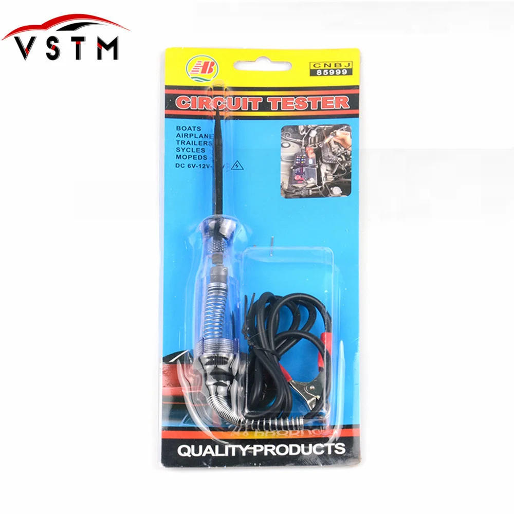 ROSEBEAR 6V 12V 24V DC Car Truck Voltage Circuit Tester Motorcycle Volt Tester Probe Pen Auto Automotive ROSEBEAR 6V 12V 24V DC Car Truck Voltage Circuit Tester Motorcycle Volt Tester Probe Pen Auto Automotive