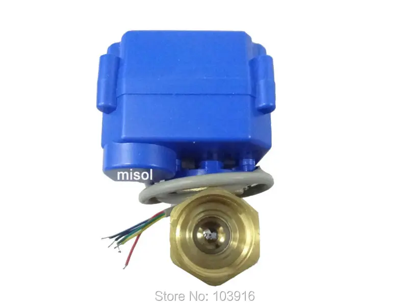Моторизованный латунный клапан, G1/" DN15, 2 варианта, CR05, электрический клапан, моторизованный шаровой клапан
