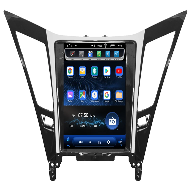 

2019 new come！Vertical Screen Tesla Style Android 7.1 Car DVD GPS Navigation Player radio for Hyundai sonata 2012 2013 2014