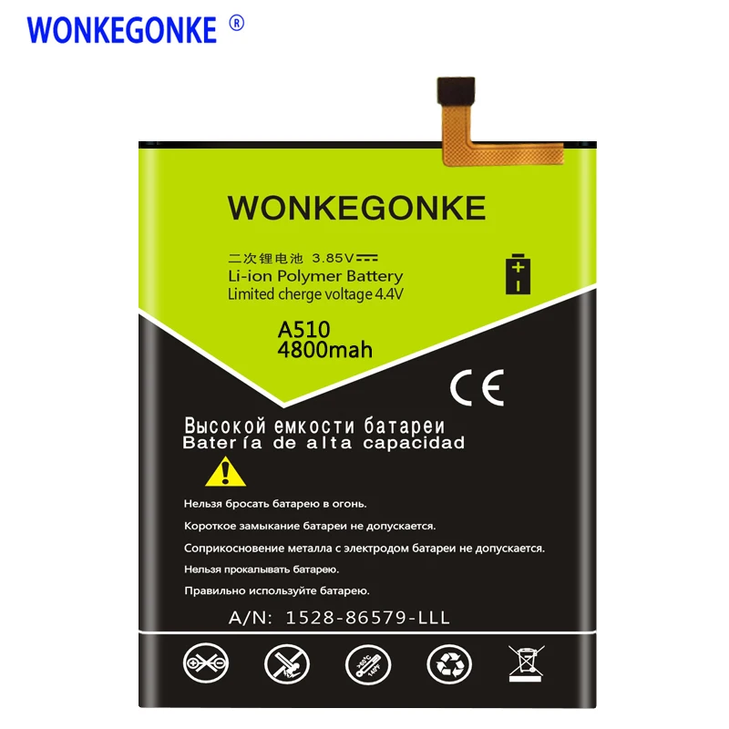 WONKEGONKE Li3822T43P8h725640 Battery For ZTE Blade A510 BA510 Batteries Bateria