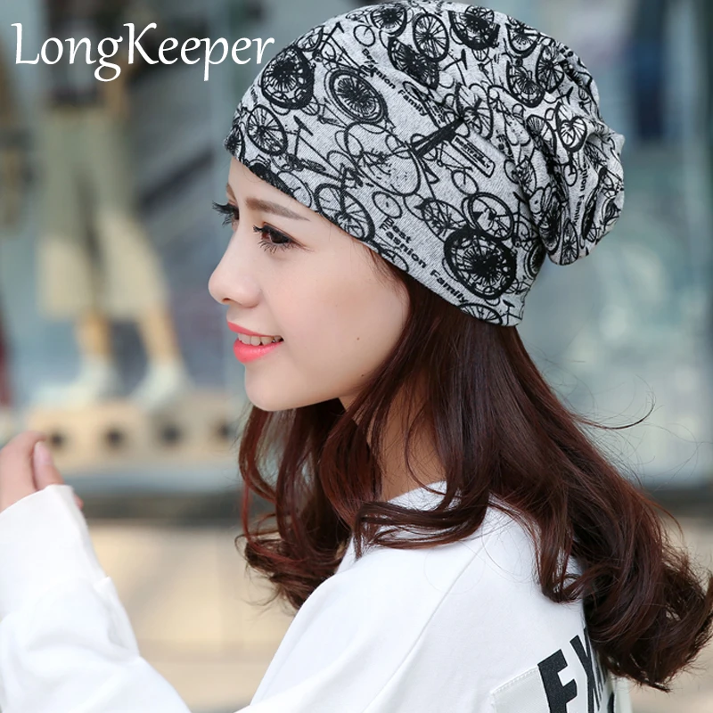LongKeeper Unisex Thin Beanie Hat Female Skullies and Beanies Women