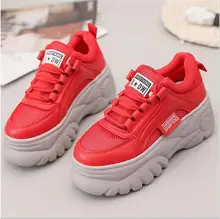 Daddy Shoes Red Women Sneakers Women Shoes Summer 6CM Thick Bottom Platform Sneakers Lace Up Womens Shoes Woman Zapatos De Mujer Daddy Shoes Red Women Sneakers Women Shoes Summer 6CM Thick Bottom Platform Sneakers Lace Up Womens Shoes Woman Zapatos De Mujer