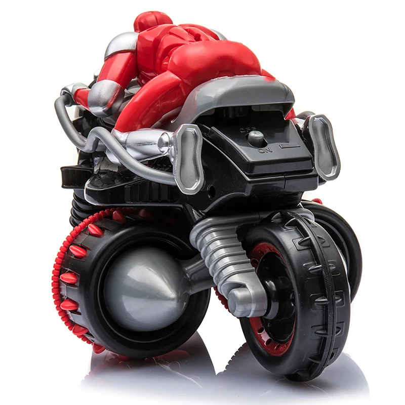 2,4 г 360 градусов вращающийся Дрифт трюк сушильный автомобиль Rc Мотоцикл скрепляющий мотоцикл игрушка с светильник для мальчиков Игрушки с дистанционным управлением