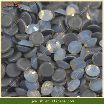 

Top Grade Austrian Strass White Opal SS6 to SS30 Stones Crystal Hot Fix Rhinestone Iron On Rhinestone Flatback Strass