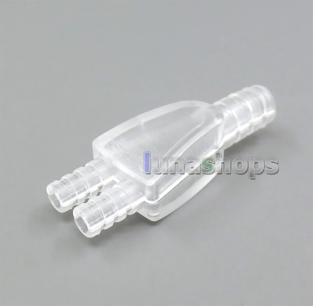 LN006006 Full PC Headphone Cable Audio Y Splitter Adapter For JH24 Rosie DIY Custom Cable Dia 4mm 2mm