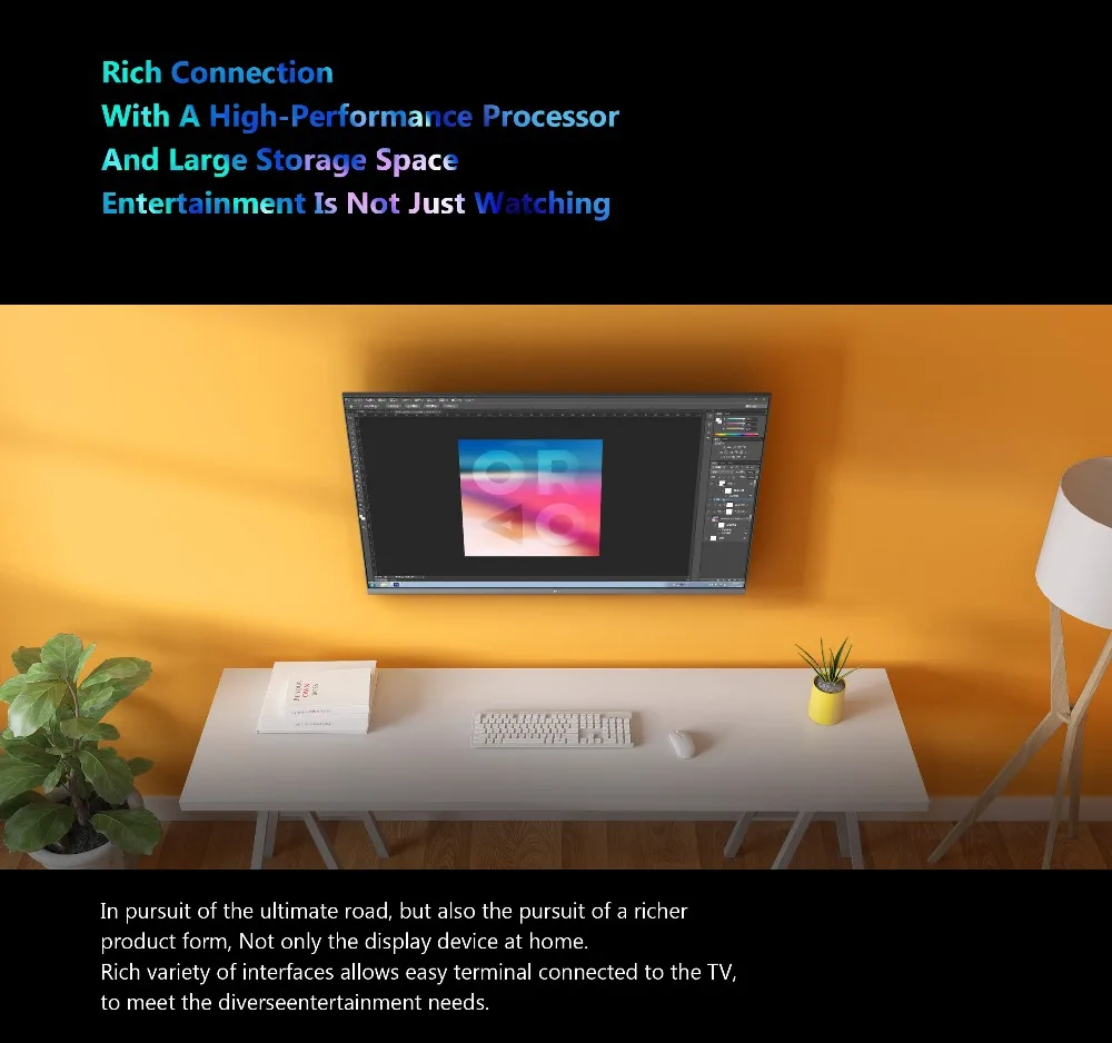 Xiaomi AI Полный Экран Smart tv E32A 32 дюйма 1G ram 4G HD интеллектуальное телевидение HDMI wifi игры полный дисплей ТВ с DTS