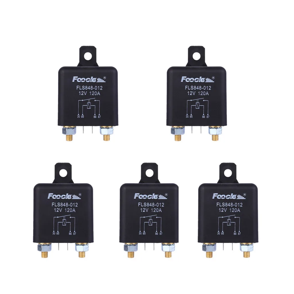 Foocles 12 V 120A нормальный Открытый сверхмощный автомобиль реле стартера для управления батареей водонепроницаемый реле автомобильное долгий срок службы автомобиля