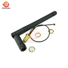 11 см 2,4 ГГц 3dBi Wi-Fi 2,4 г Антенна RP-SMA штекер беспроводной маршрутизатор+ 20 см PCI U. FL IPX к RP SMA переходник для пигтейлов/проводов кабель