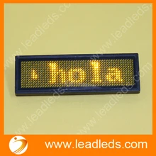 led scrolling message badge support Spanish and other multi languages
