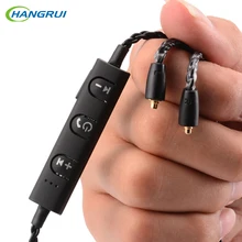 

DIY MMCX Plug Cable For Shure SE535 SE215 SE846 UE900 Earphones Sport Bluetooth 4.1 Headsets Adapter Cable Replace Silver Cables