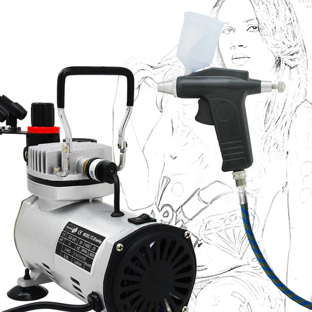 economy airbrush set abk 115 commercial arts body painting body art