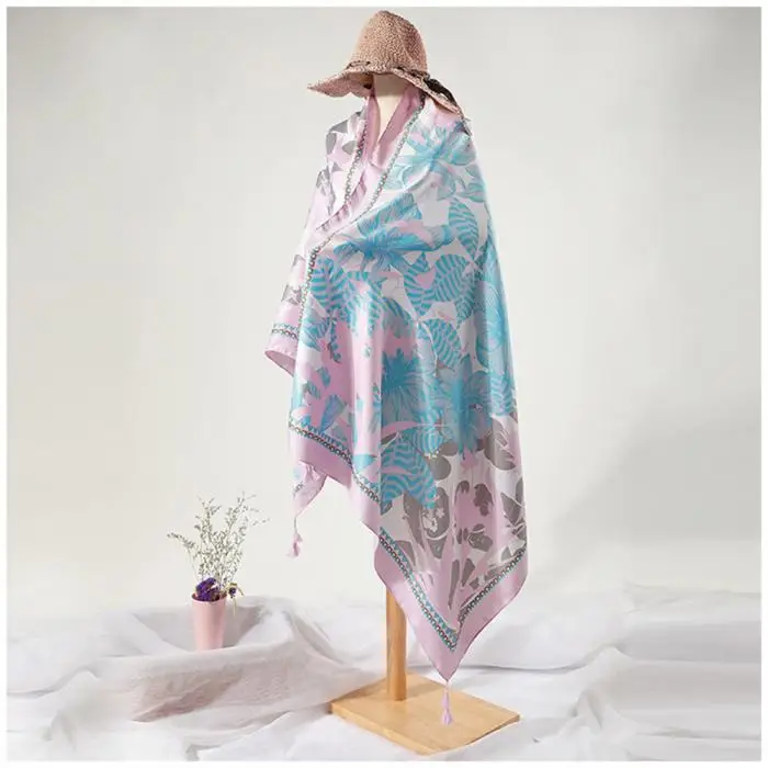 2019 недавно для женщин Boho шаль печатных пляжный шарф Этническая путешествия Приморский обёрточная бумага