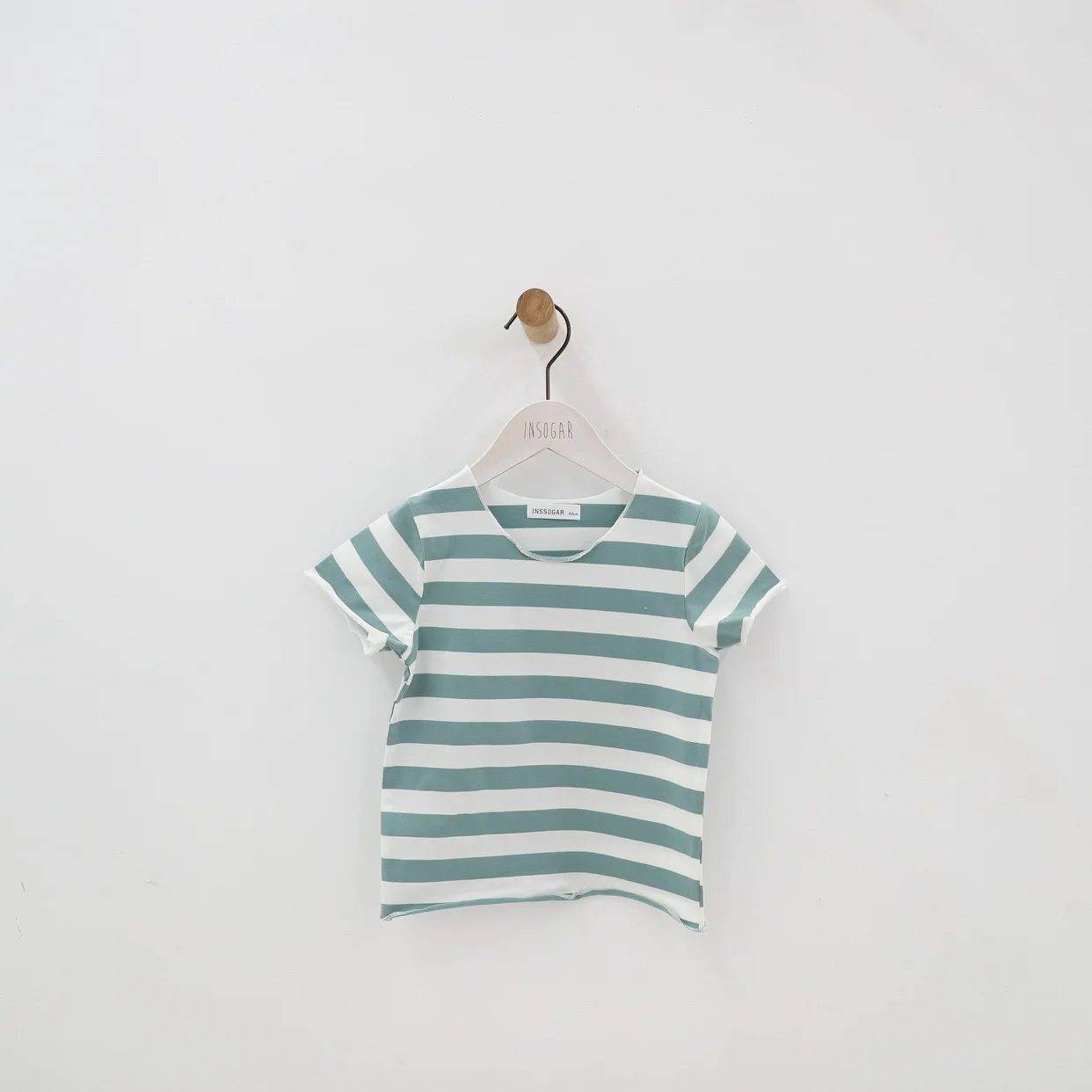

Girls striped short-sleeved T-shirt 2019 summer children's cotton half-sleeve pullover top wild baby round neck T