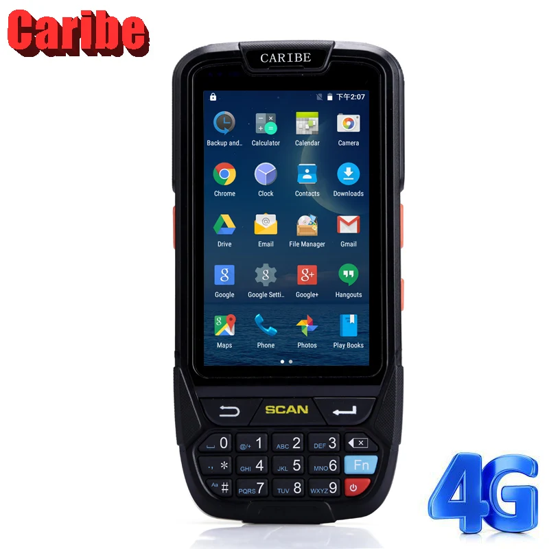 Caribe وعرة الروبوت يده PDA اللاسلكية 1D الباركود ماسحة متعددة الوظائف بيانات محطة Caribe وعرة الروبوت يده PDA اللاسلكية 1D الباركود ماسحة متعددة الوظائف بيانات محطة