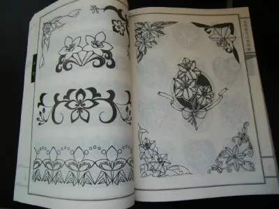 Tattoo-Reference-Book-Flower-Pattern-Design-Chinese-Traditional-Symbols-painting- (3)