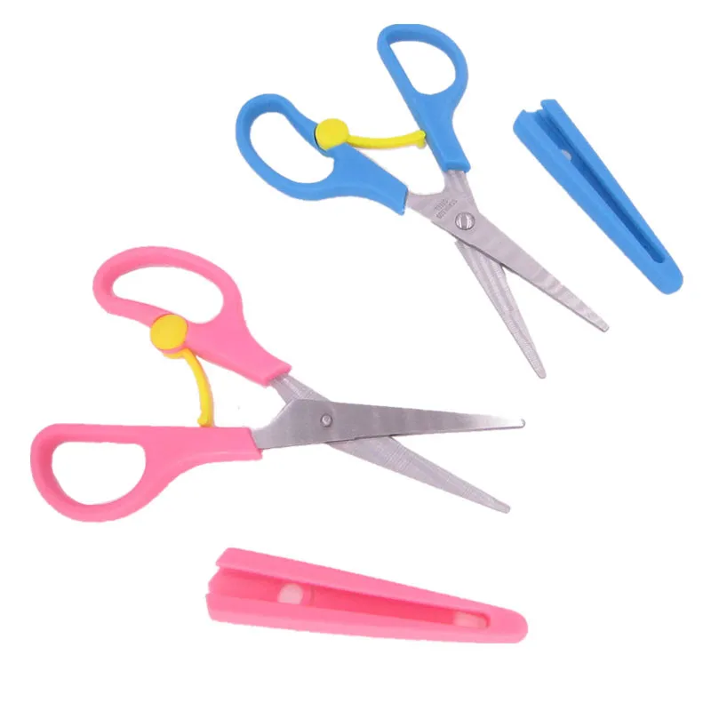 

School Kid Child Safety Office Kindergarden Student craft DIY shear Household Handicraft paper Snip Stationary Scissor cut