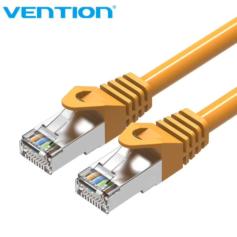 Vention 10PCS/Pack 30cm CAT6A SSTP Patch Cord network Lan Cable CAT 6A