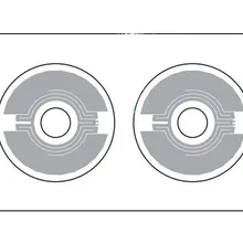 Best продажи 860-960 мГц универсальный RFID UHF диск мокрой инкрустация Стикеры Impinj Monza 4QT