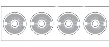 

Best-selling 860-960MHz Universal RFID UHF Disc Wet Inlay Sticker Impinj Monza 4QT