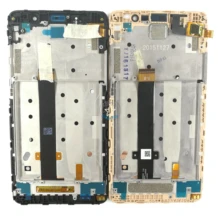 Original New Black/Gold/White LCD Display Touch Screen Digitizer + Frame Bezel Parts for Xiaomi Redmi Note 3 / Note 3 Pro 150mm