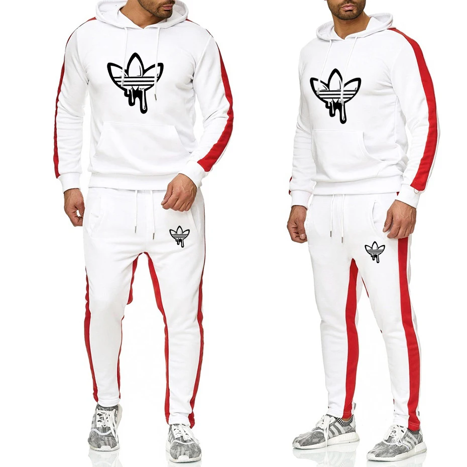 

2019 Spring Autumn Men Tracksuits Outwear Hoodies Sportwear Sets Male Sweatshirts Men Set Clothing Brand Quality Sweatshirts
