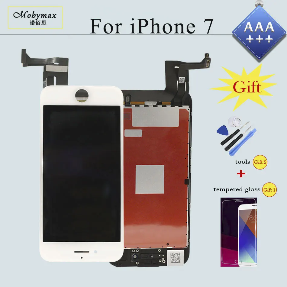 

2018 Best Quality LCD Display for iPhone 7 4.7"Touch Screen Digitizer Assembly Replacement Repair Ecran Module Parts+ Free Gift
