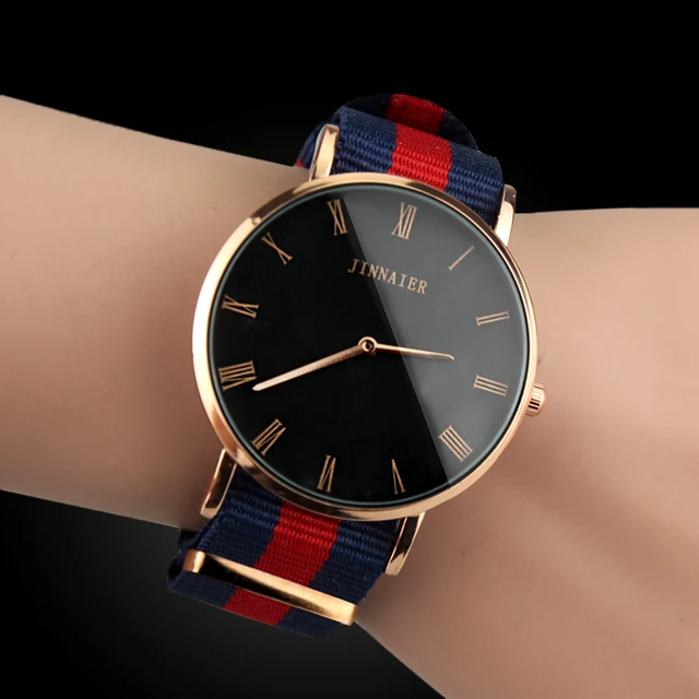 Luxury High Quality Women Watches Sports Nylon Strap Men Analog Quartz Watch 201 Luxury High Quality Women Watches Sports Nylon Strap Men Analog Quartz Watch 201