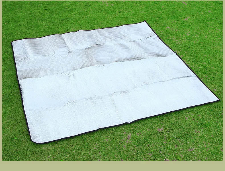JUFIT водонепроницаемый алюминиевый фольгированный EVA походный коврик для пикника пляжный матрас Открытый складной коврик 150*200 см