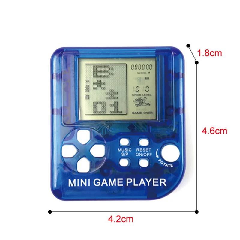 1 unidades al azar Color Mini juego Retro Tetris Consola portátil LCD Jeux Mini juego de los jugadores Juegos Consola Portatil oyun konsolu 1 unidades al azar Color Mini juego Retro Tetris Consola portátil LCD Jeux Mini juego de los jugadores Juegos Consola Portatil oyun konsolu