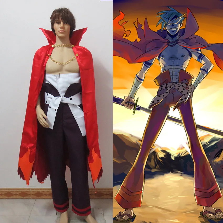 

Tengen Toppa Gurren Lagann Kamina Cosplay Costume Custom Made Free Shipping
