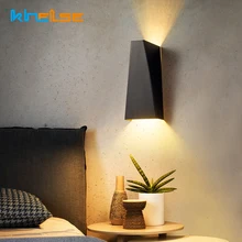 Современный открытый Крытый водонепроницаемый IP65 Настенный светильник 6 Вт/10 Вт светодиодный настенный светильник прикроватный Декор вверх вниз с двумя головками Сад алюминиевый крыльцо свет